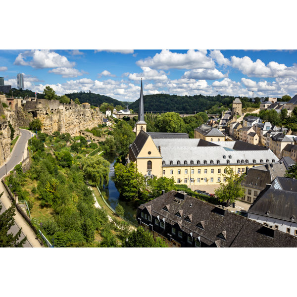 Millwood Pines Luxembourg City by Wrapped Canvas Photograph Wayfair